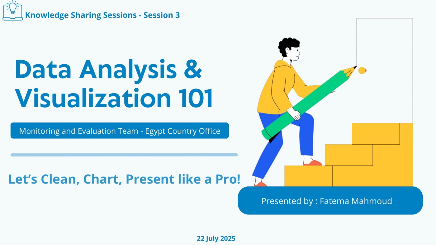 Training deck cover: Data Analysis and Visualization 101